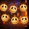 Halloween Decorations Ghost Lantern String Lights Plug in(White Ghost)